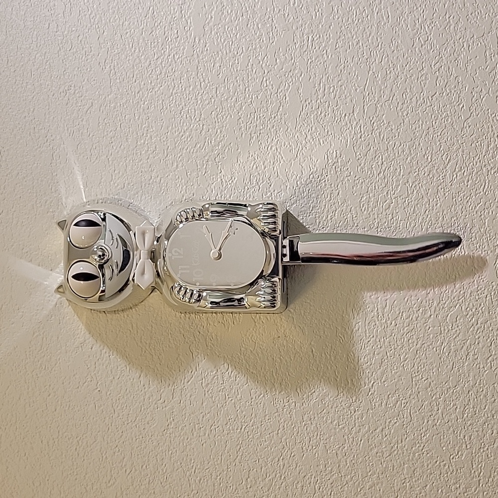 Millennium Kit-Cat Klock Rarest Kit Cat clock Chrome